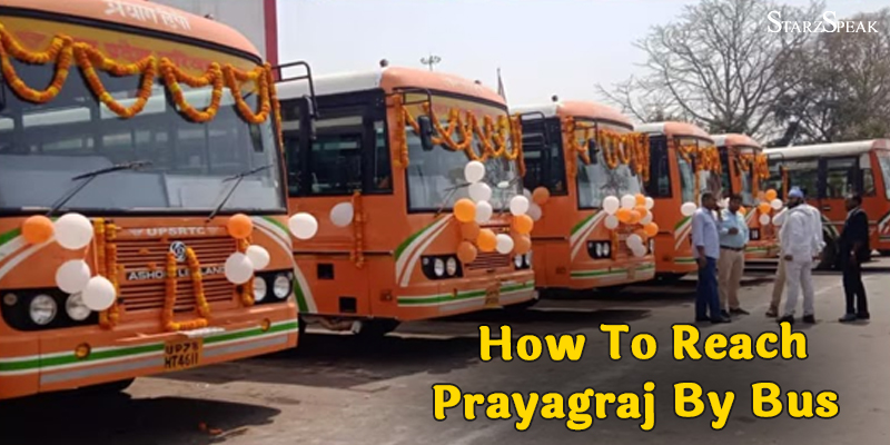 how to reach prayagraj By bus